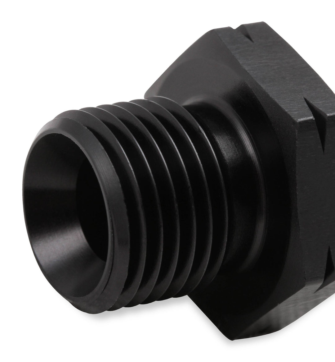 Earl's GM LS Oil Pressure Gauge Adapter Fittings - Black | SKU AT9919BFJERL