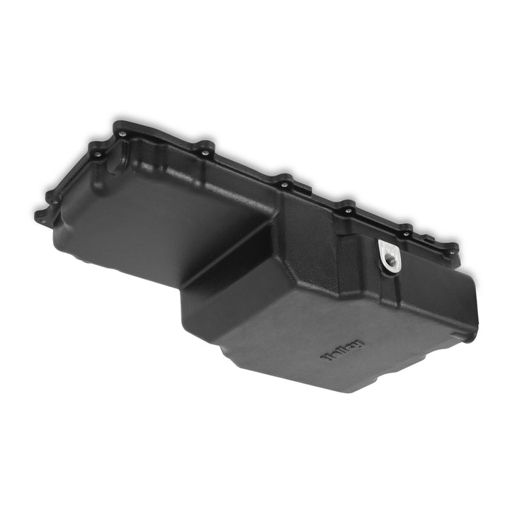 Holley Cast Aluminum Rear Sump Oil Pan - Ford Coyote Swap - Black | SKU 302-80BK