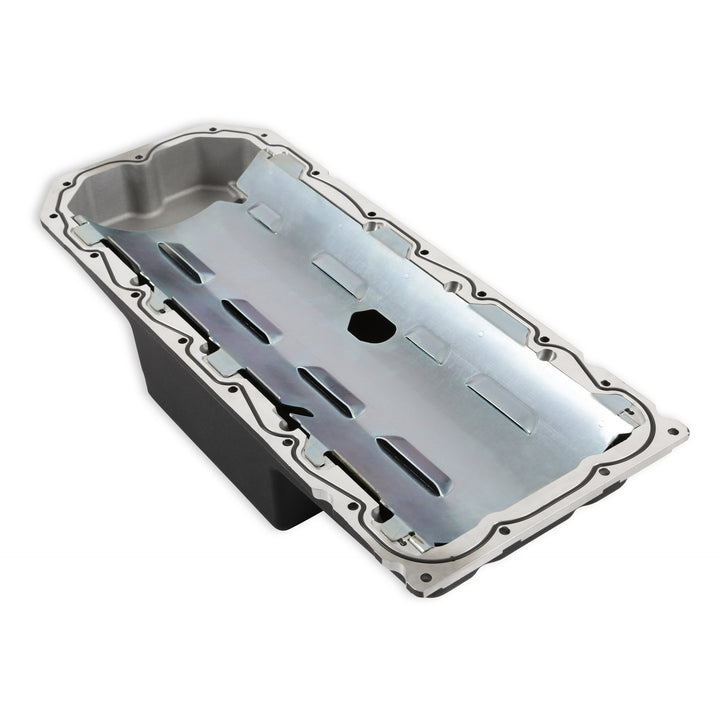 Holley Gen III Hemi Swap Oil Pan - Mid-Sump - Hellcat - Black | SKU 302-64BK