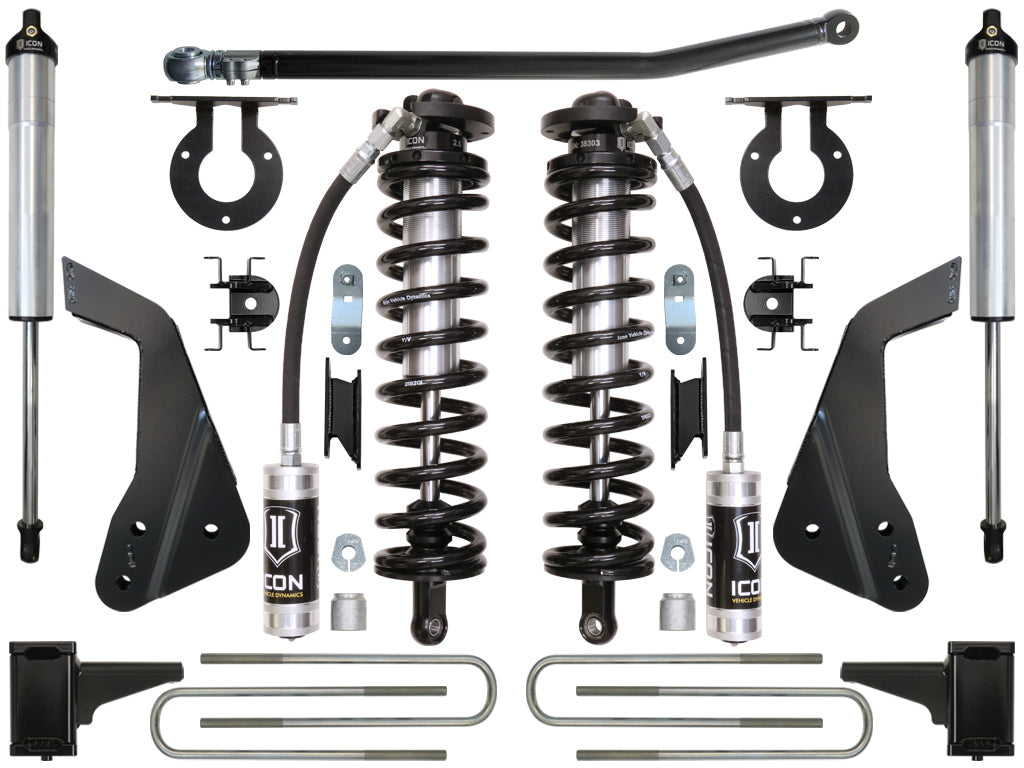 ICON 2008-2010 Ford F250/F350 4-5.5" Lift Stage 2 Coilover Conversion System (K63122)