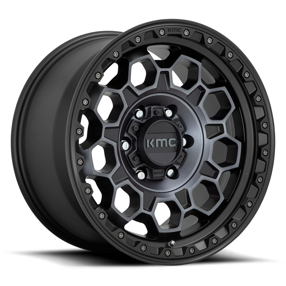 KMC KM545 Trek Wheel - Satin Black w/ Gray Tint