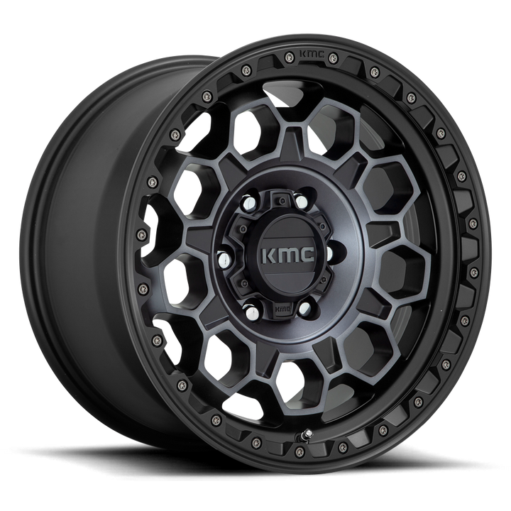 KMC KM545 Trek Wheel - Satin Black w/ Gray Tint