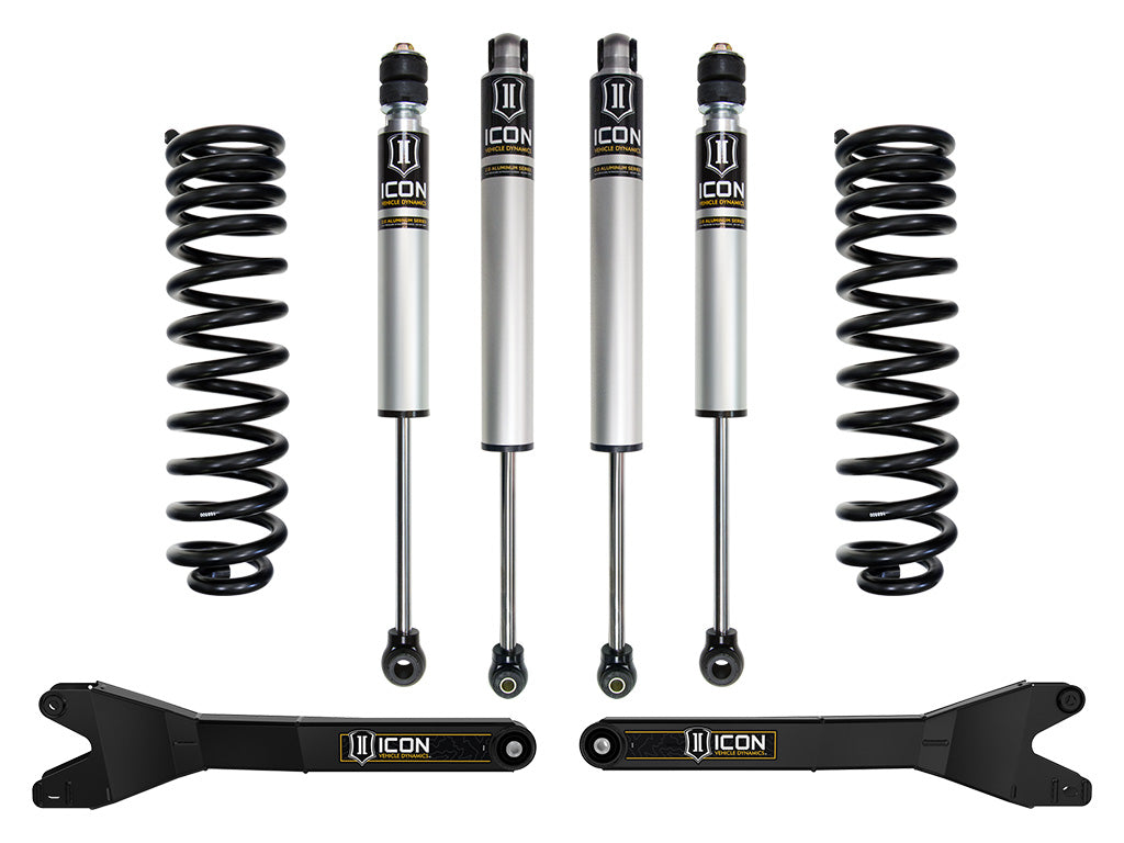 ICON 2023-2026 Ford F-250/350/450 Super Duty 4WD Diesel 2.5" Lift Stage 1 Suspension w/Radius Arms