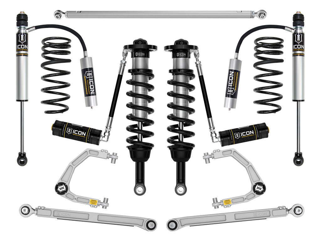 ICON 2025-2026 Toyota 4Runner 2WD 1.25-3" Lift Stage 4 Suspension System Billet (K53424)