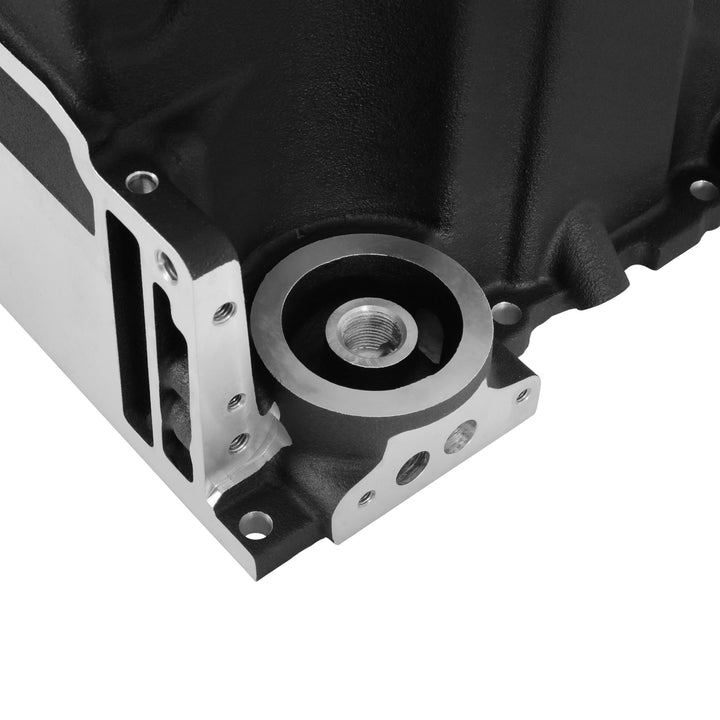 Holley GM LT Swap Oil Pan - 4WD / Truck / Off-Road - Black | SKU 302-24BK