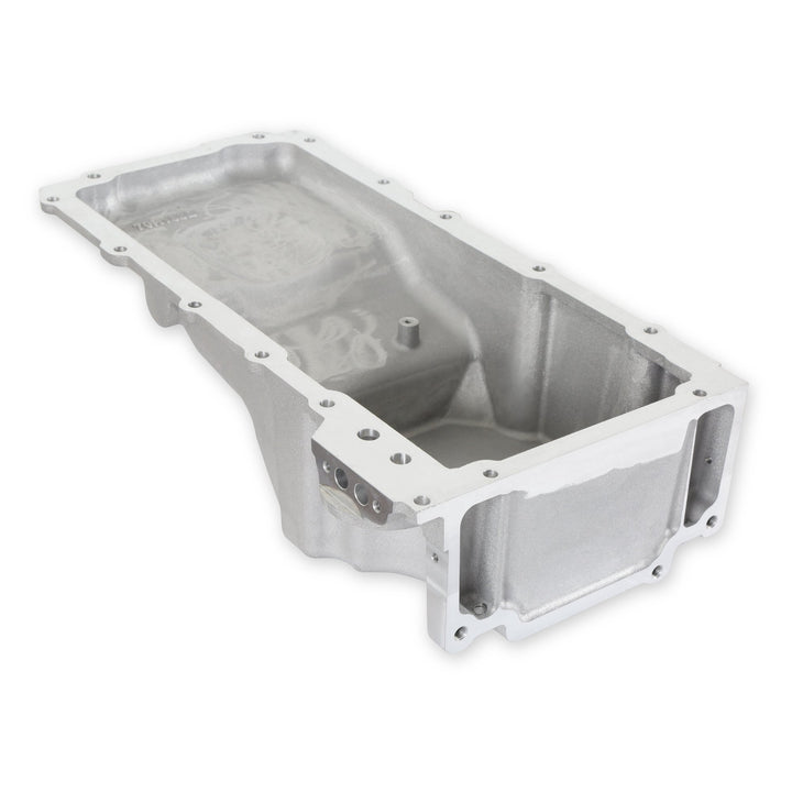 Holley GM LS Swap Oil Pan - Most Front Clearance - No Drain-Back Holes | SKU 302-5