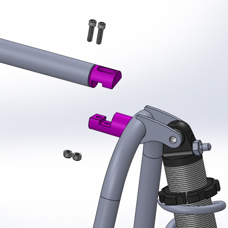 TMR Customs Notch Ready Interlocking ID Tube Clamp - Round