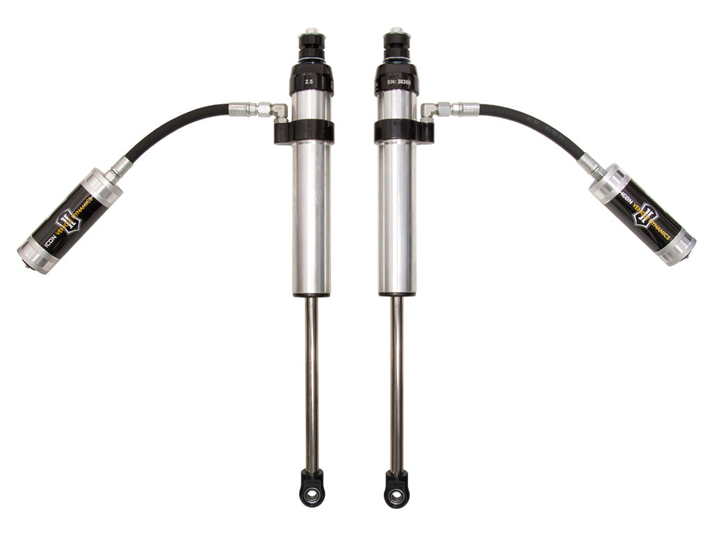 ICON 2007-18 Jeep JK Wrangler 4.5" Lift Front 2.5 VS Remote Res Shocks Pair (27840P)