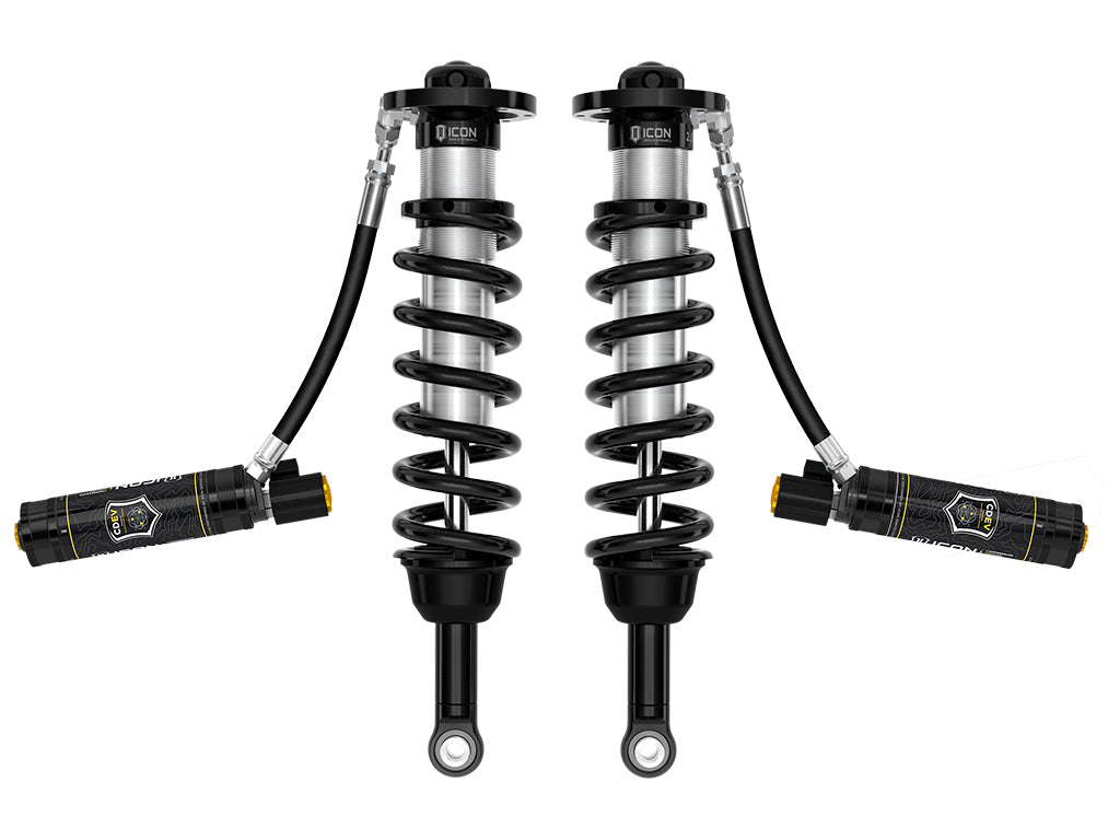 ICON 2025-2026 Toyota 4Runner 2WD 1.25-3" Lift Front 2.5 Coilover Kit Remote Res w/CDEV