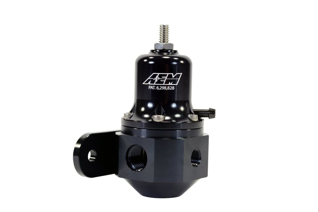 AEM Hi-Cap Universal Adjustable Fuel Pressure Regulator | SKU 25-305BK