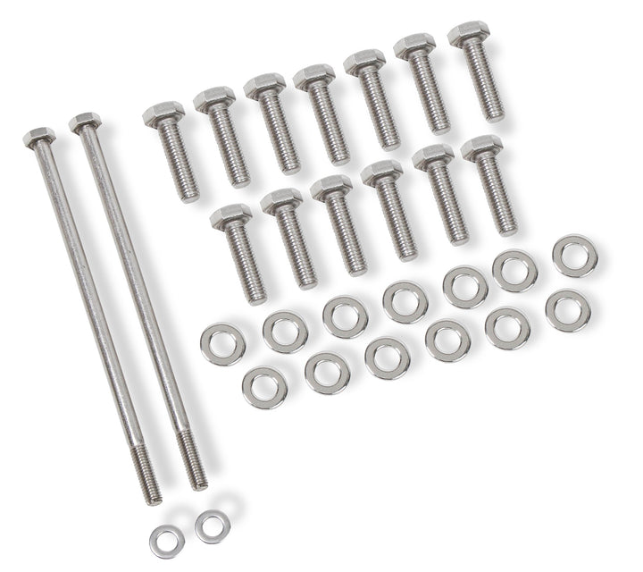 Mr. Gasket Oil Pan Bolt Set - Stainless Steel | SKU 60850G