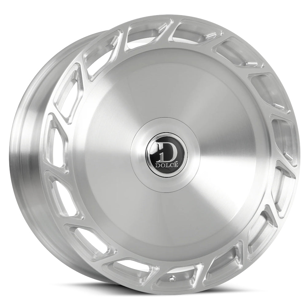 Dolce Luxury Bigboy | 26x10 | 6 On 135/139.7 | Offset 15 | Brushed Silver with Clear Coat | SKU BIGBOY-261036BRSH15