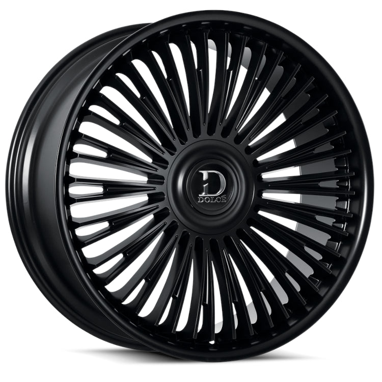 Dolce Luxury Razzo | 24x10 | 6 On 135/139.7 | Offset 25 | Gloss Black | SKU RAZZO-241036GB25