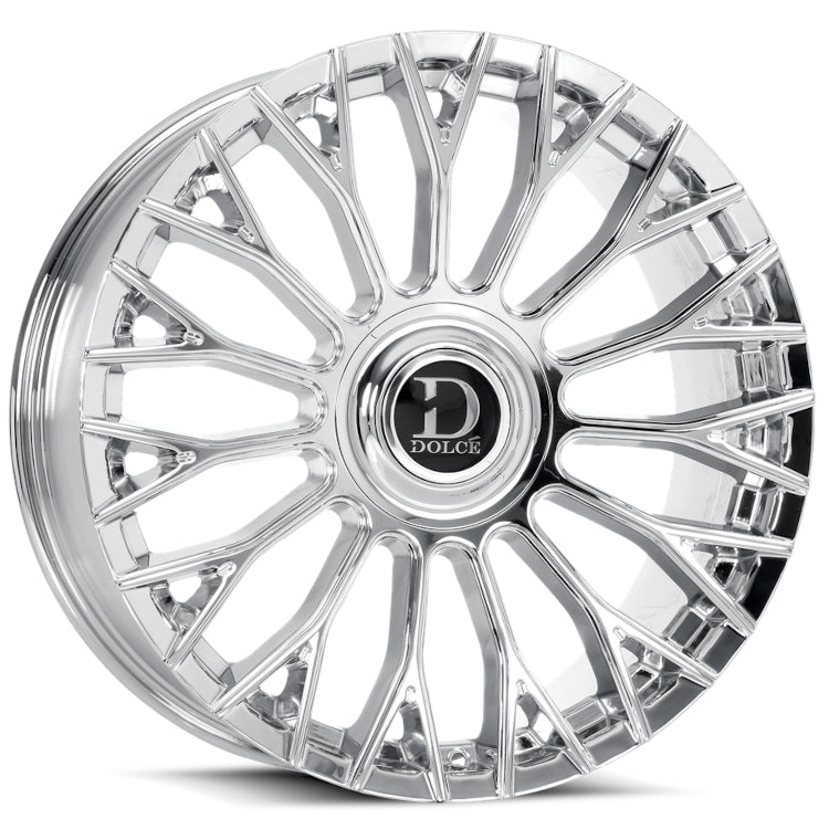 Dolce Luxury Roma | 22x9.5 | 6 On 135/139.7 | Offset 35 | Chrome | SKU ROMA-229536C