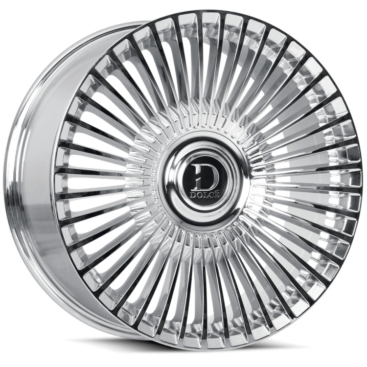Dolce Luxury Trento | 24x10 | 6 On 135/139.7 | Offset 25 | Chrome | SKU TRENTO-241036C25