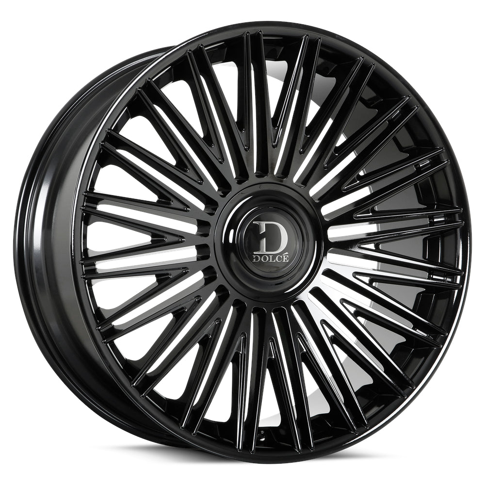 Dolce Luxury Vulto | 24x10 | 6 On 135/139.7 | Offset 35 | Gloss Black | SKU VULTO-241036GB