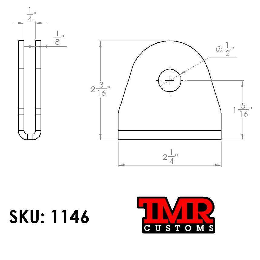 TMR Customs Double Shear Tab