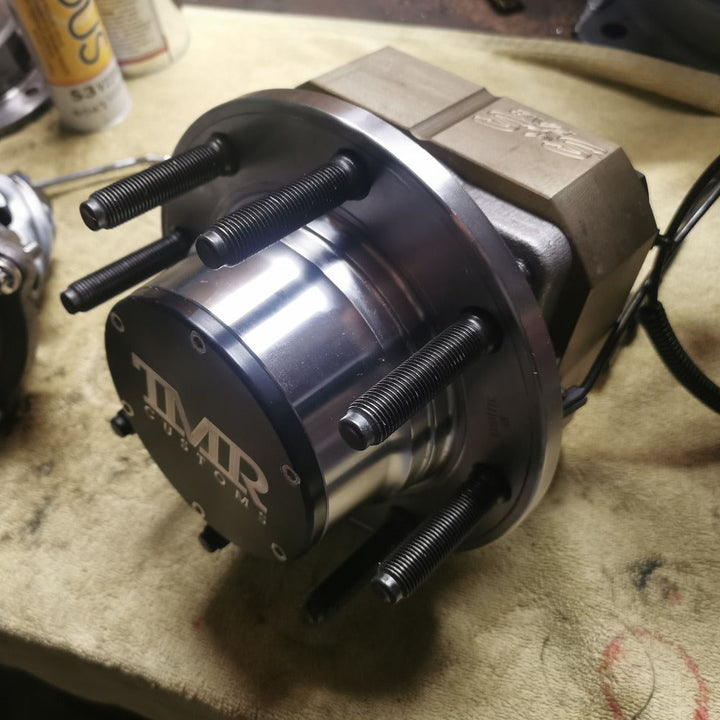 TMR Customs 05+ FORD Dana 60 Drive Flange Kit - 35 Spline - Black