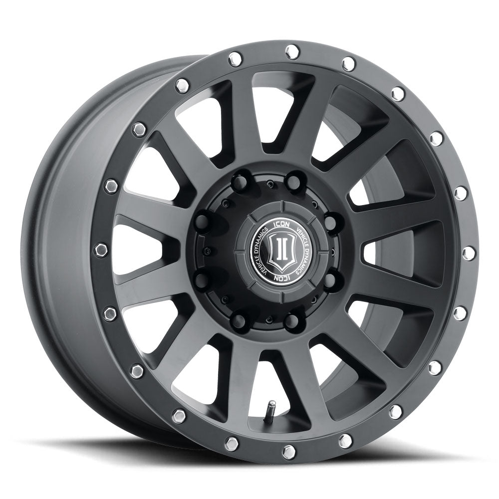 ICON Alloys Compression HD Satin Black 18x9 8x180 12mm Offset 5.5" BS (2018908955SB)