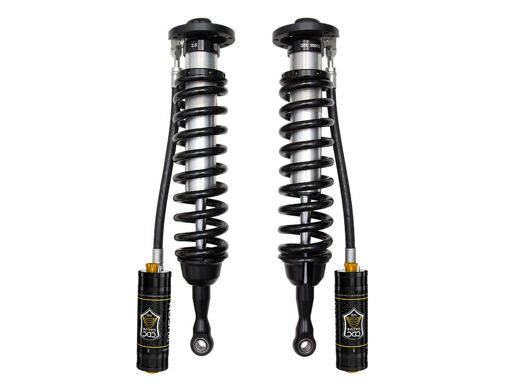 ICON 2007-2021 Toyota Tundra w/ProComp 6" Lift Front VS 2.5 Coilovers Remote Res w/CDCV Pair