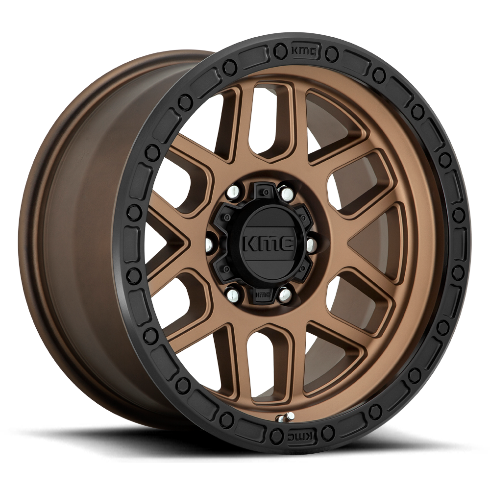 KMC KM544 Mesa Wheel - Matte Bronze w/ Black Lip