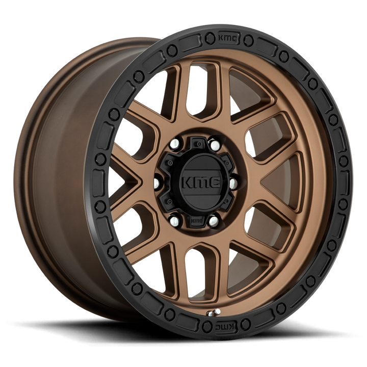KMC KM544 Mesa Wheel - Matte Bronze w/ Black Lip
