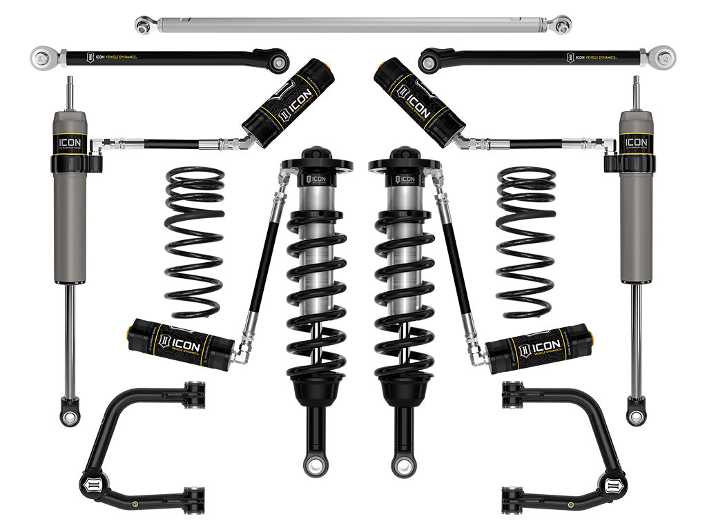 ICON 2025-2026 Toyota 4Runner 2WD 1.25-3" Lift Stage 7 Suspension System Tubular (K53427T)