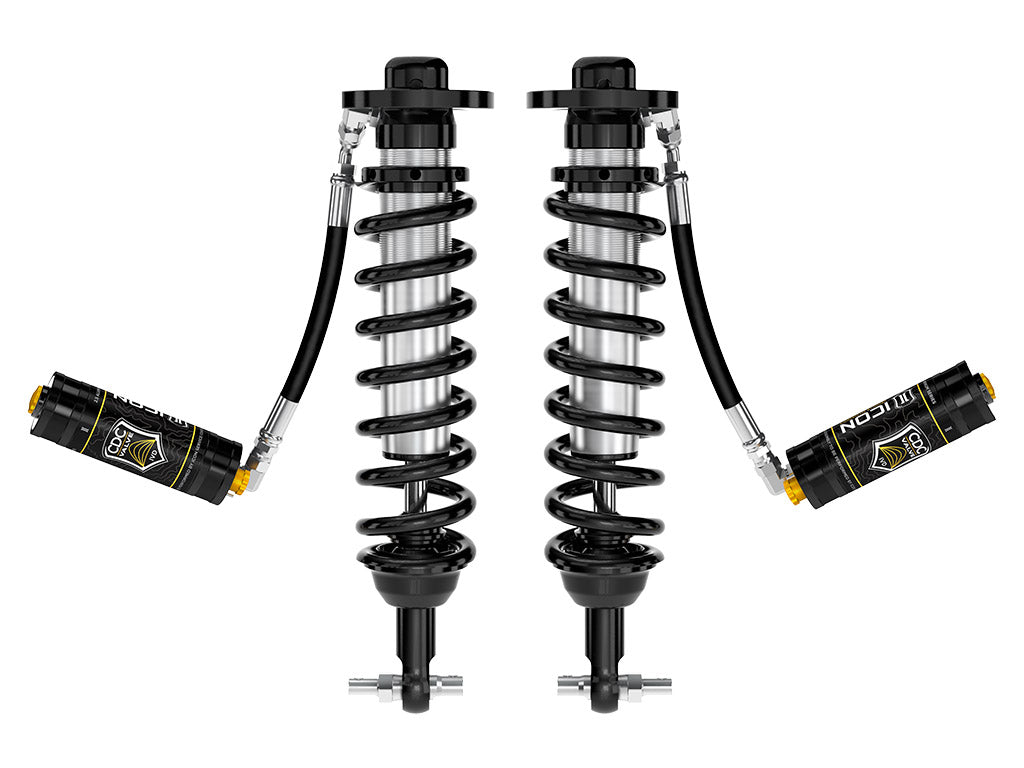 ICON 2021-2026 Ford F-150 4WD 0-2.75" Lift Front VS 2.5 Coilovers Remote Res w/CDCV Pair