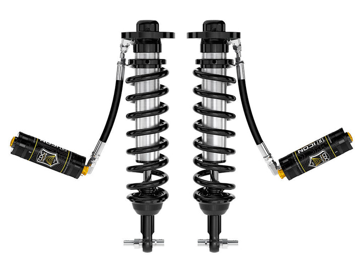 ICON 2021-2026 Ford F-150 4WD 0-2.75" Lift Front VS 2.5 Coilovers Remote Res w/CDCV Pair