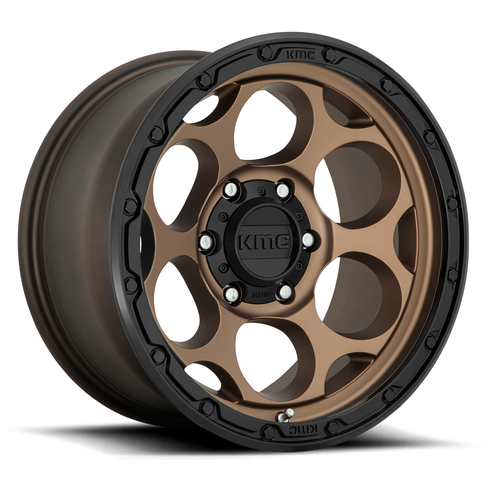 KMC KM541 Dirty Harry Wheel - Matte Bronze w/ Black Lip