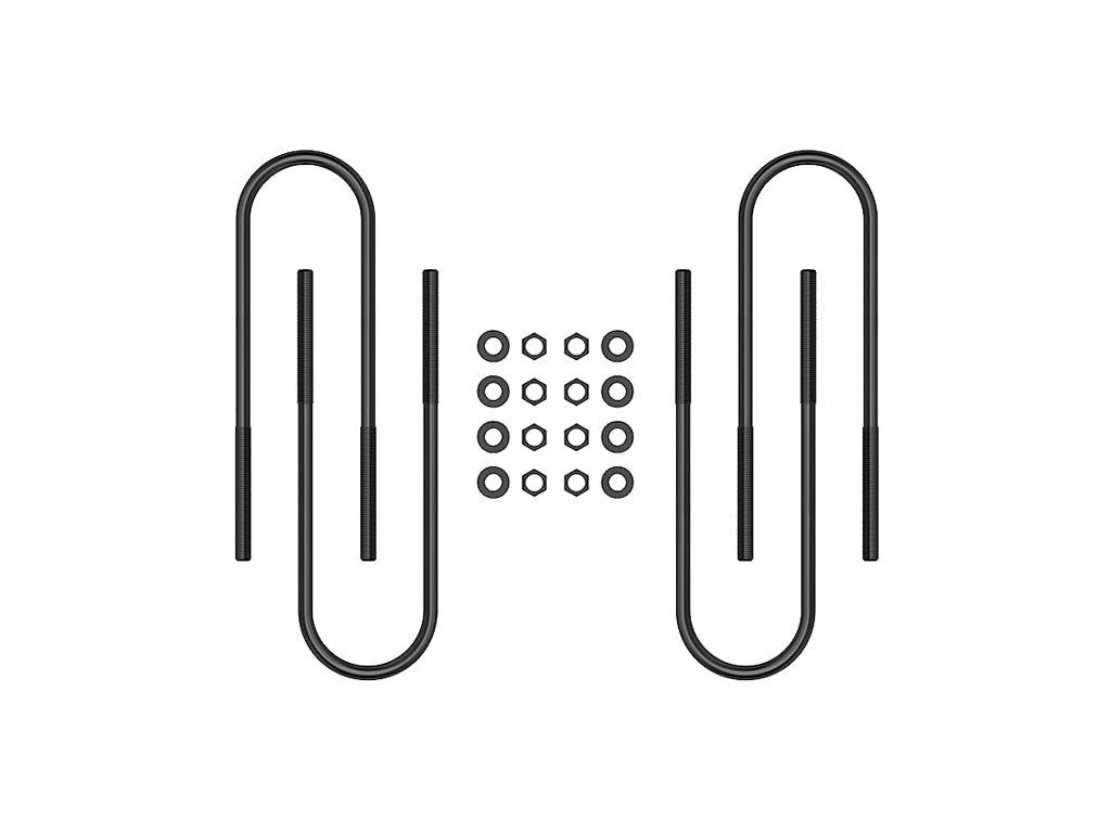ICON 1999-2010 Ford F-250/F-350 (SRW) Super Duty/2000-2005 Excursion Rear 15" U-Bolt Kit