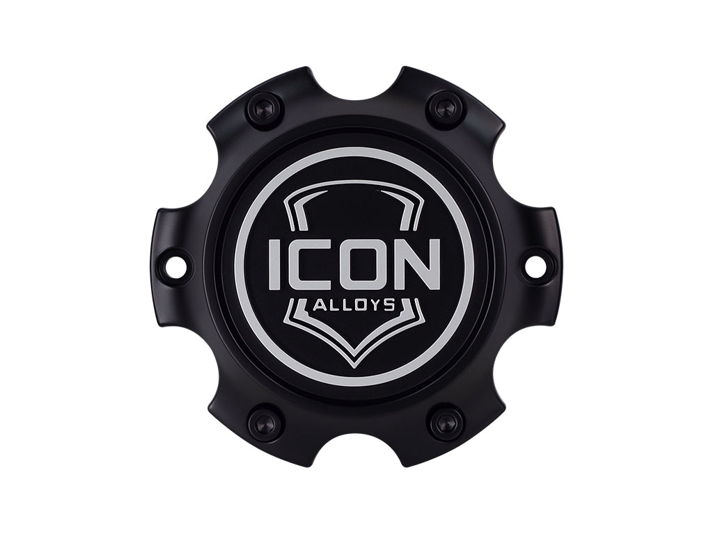 ICON Alloys Center Cap with Embossed Logo for ICON Alloys w/6x135 Bolt Pattern