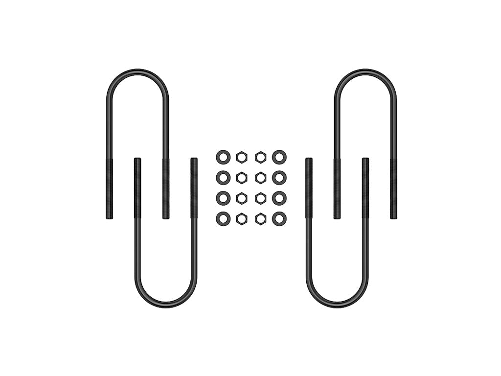 ICON 1999-2010 Ford F-250/F-350 (SRW) Super Duty/2000-2005 Excursion Rear 12" U-Bolt Kit