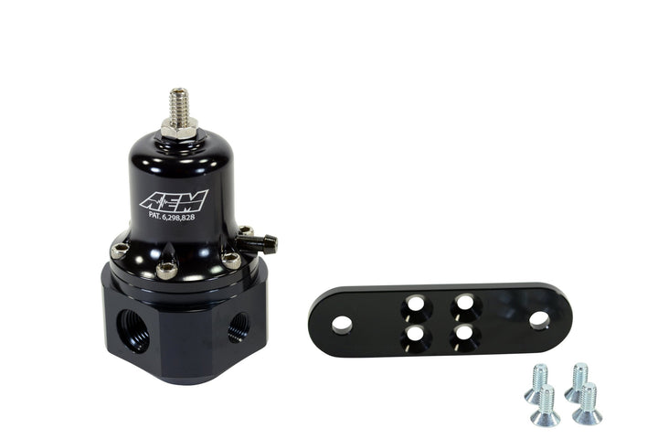 AEM Hi-Cap Universal Adjustable Fuel Pressure Regulator | SKU 25-305BK