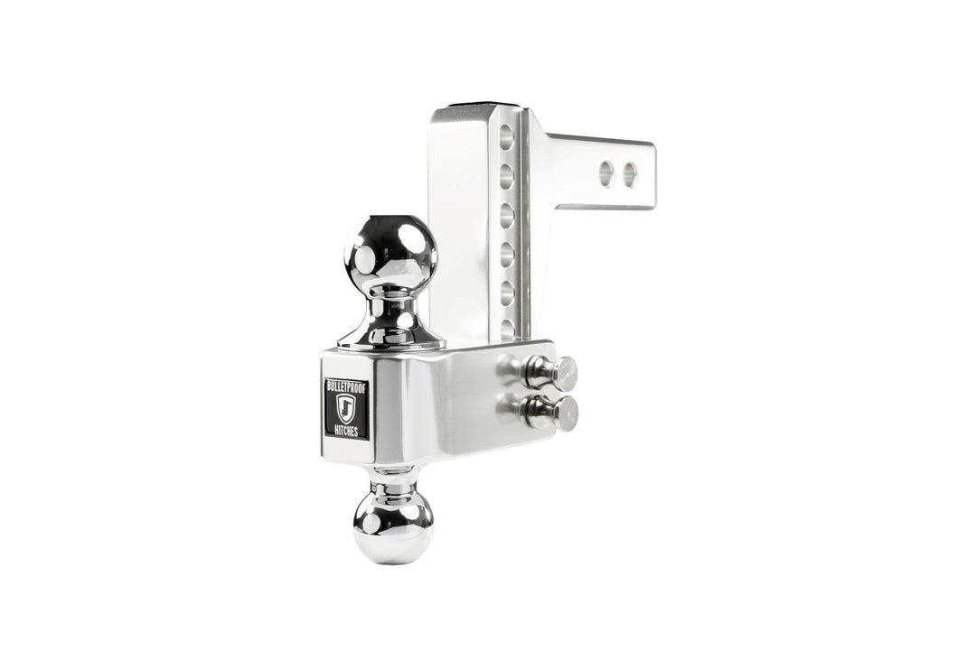 BulletProof 2.0" Aluminum Medium Duty 4" Drop/Rise Hitch (AL204)