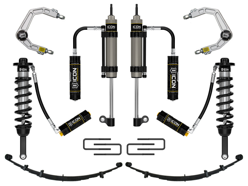 ICON 2005-2015 Toyota Tacoma 0-3.5" Lift/2016-2023 Tacoma 0-2.75" Lift Stage 10 Suspension Billet CDCV