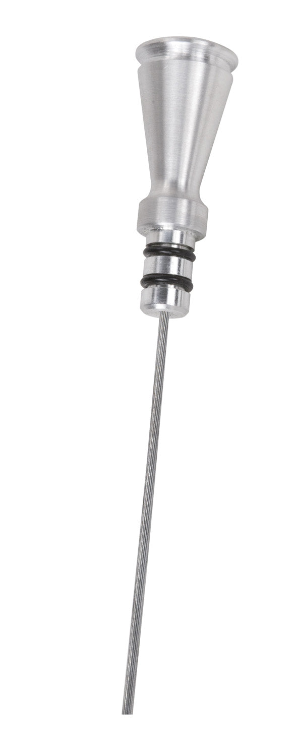 Lokar Hi-Tech Flexible Engine Dipstick - 1979 & Later Chevy Small Block No Upper Tube