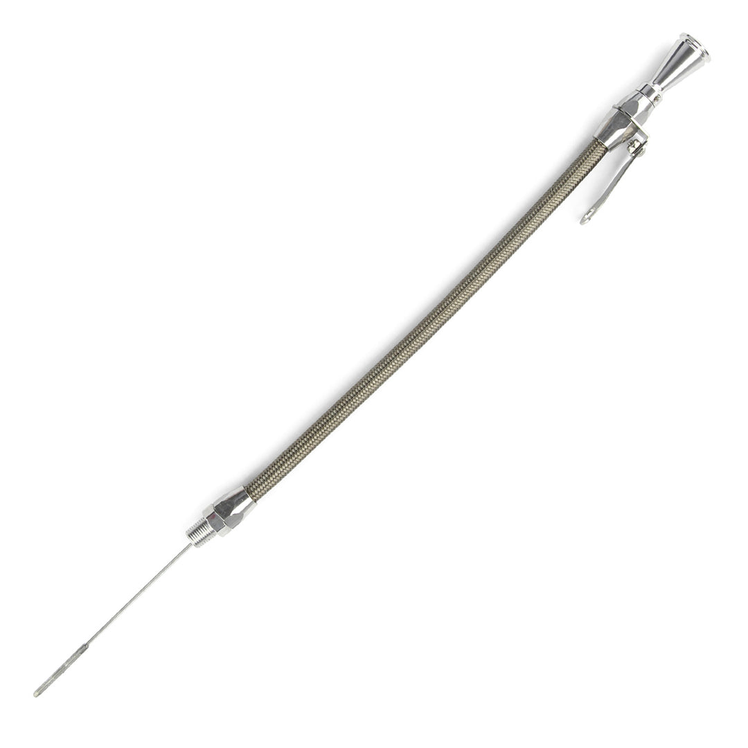Lokar Hi-Tech Flexible Engine Dipstick - Universal 1/4" NPT Pan Fitting (Gauge-to-Fit)