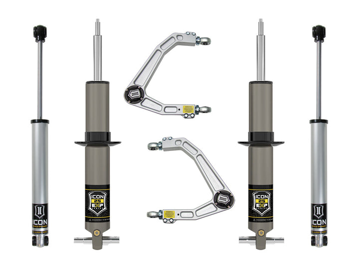ICON 2019-2026 Silverado/Sierra 1500 2.375-3.75" Lift Stage 2 EXP Suspension Billet