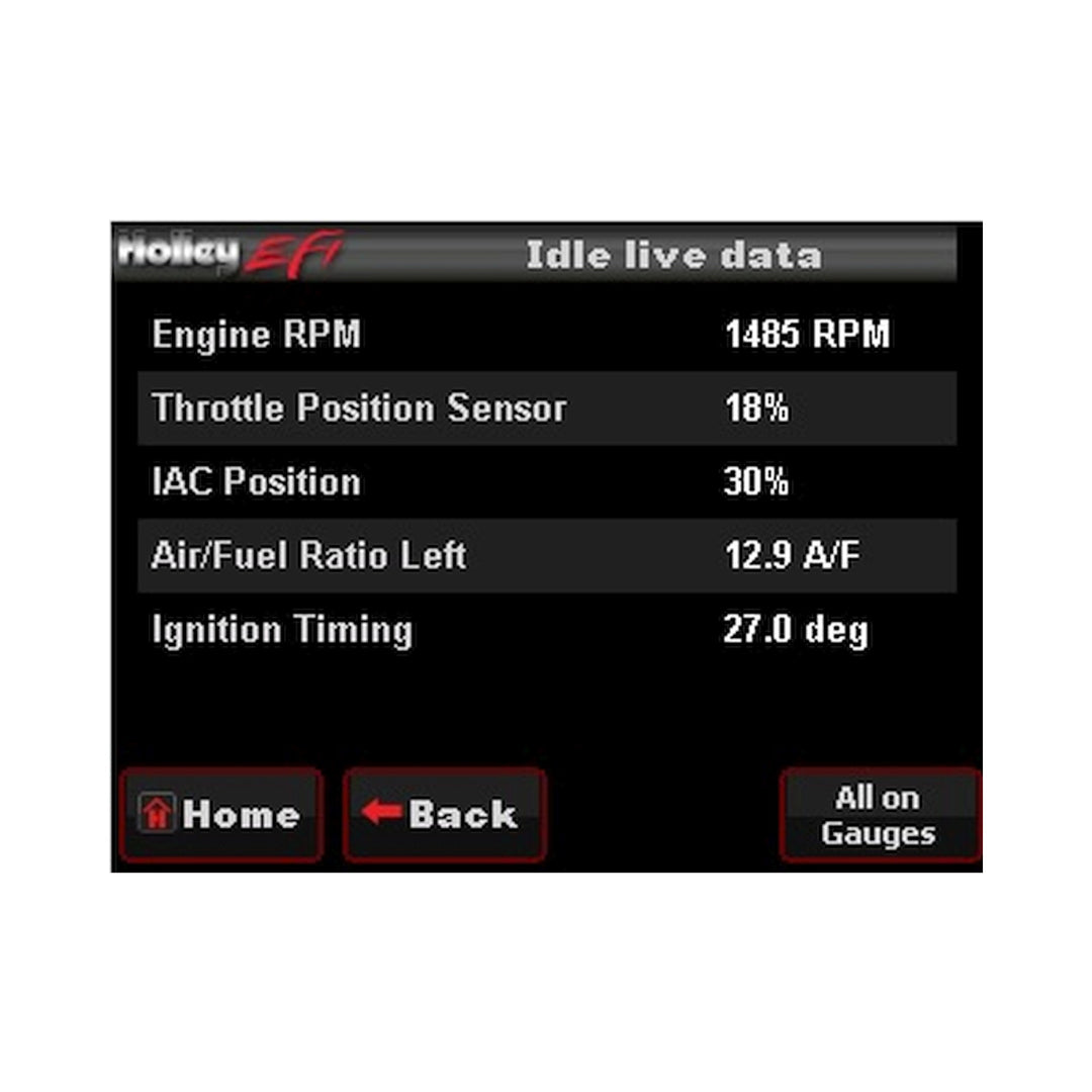 Holley LCD Touch Screen | SKU 553-108