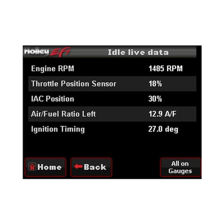 Holley LCD Touch Screen | SKU 553-108