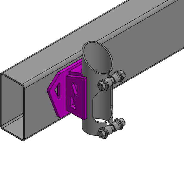 TMR Customs Bump Stop Frame Mount - 1" OFFSET 2332