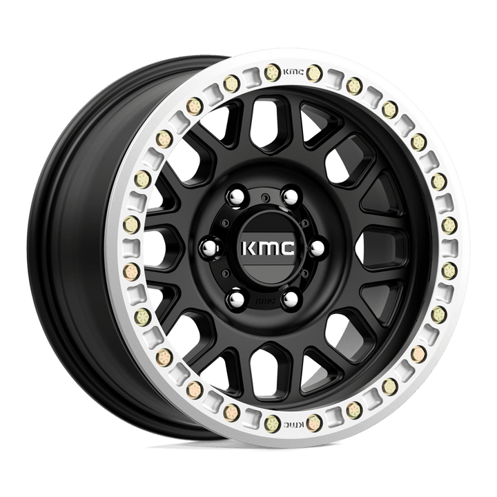 KMC KM234 Grenade Desert Beadlock Wheel - Satin Black