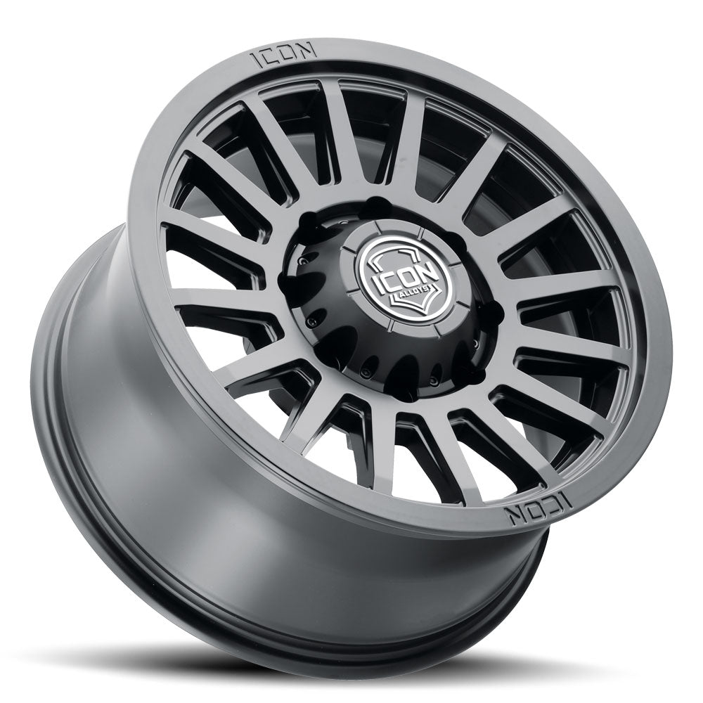 ICON Alloys Recon SLX Satin Black 18x9 8x6.5 12mm Offset 5.5" BS (3618908055SB)