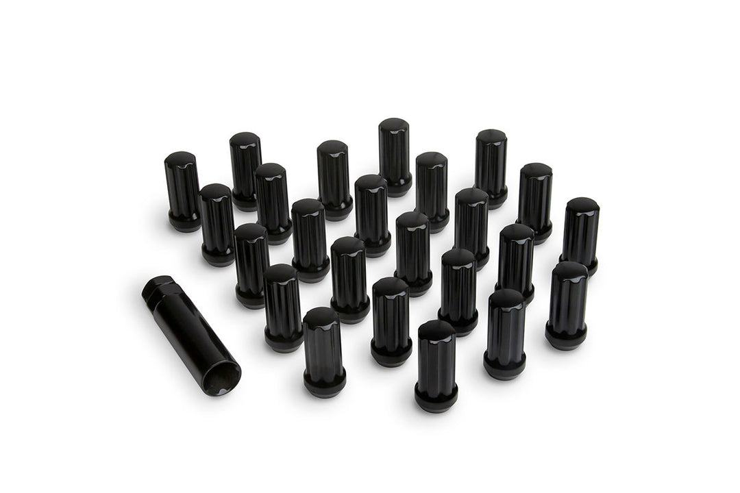 ICON Alloys Lug Nut Kit M14x1.5 Black 24 Count with Lug Key (89141524B)