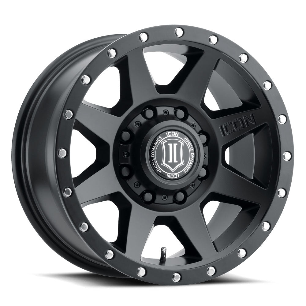 ICON Alloys Rebound HD Satin Black 18x9 8x170 6mm Offset 5.25" BS (1818908152SB)