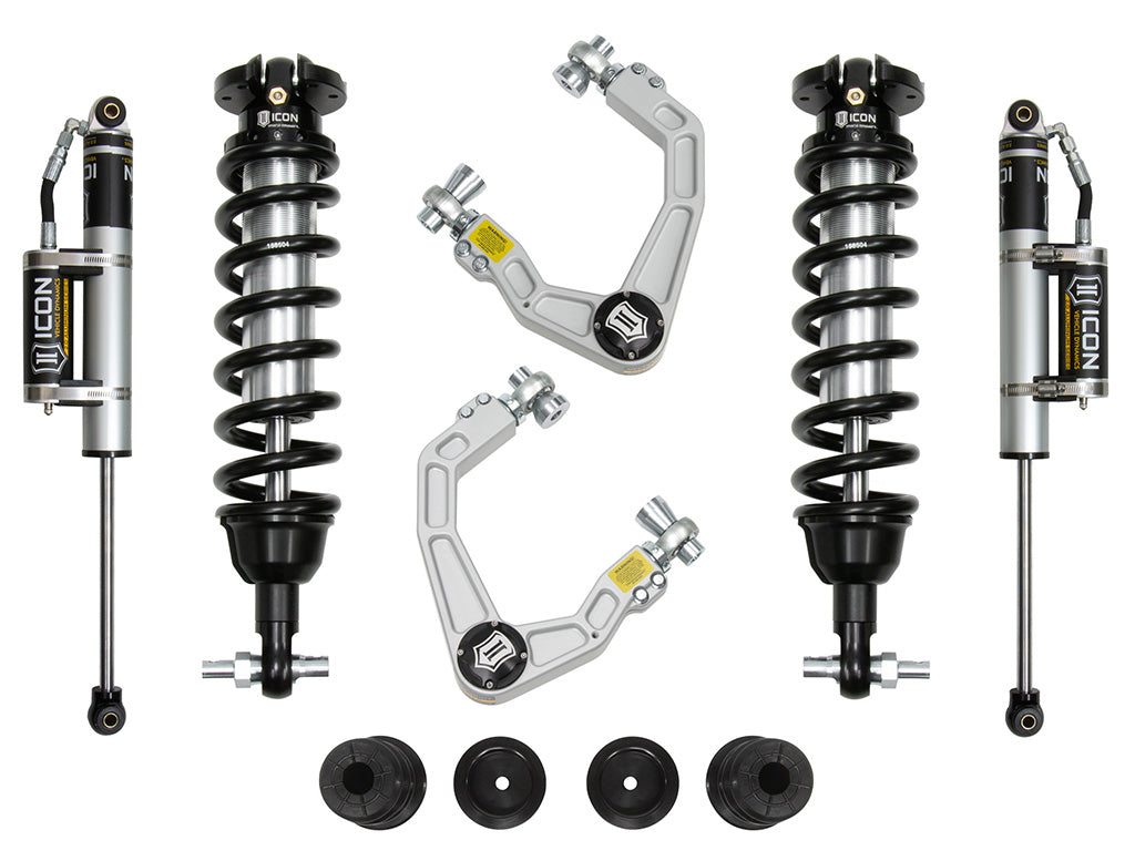 ICON 19-21 Ford Ranger 0-3.5" Lift Stage 3 Susp System Billet UCA Al Knuckle (K93203A)