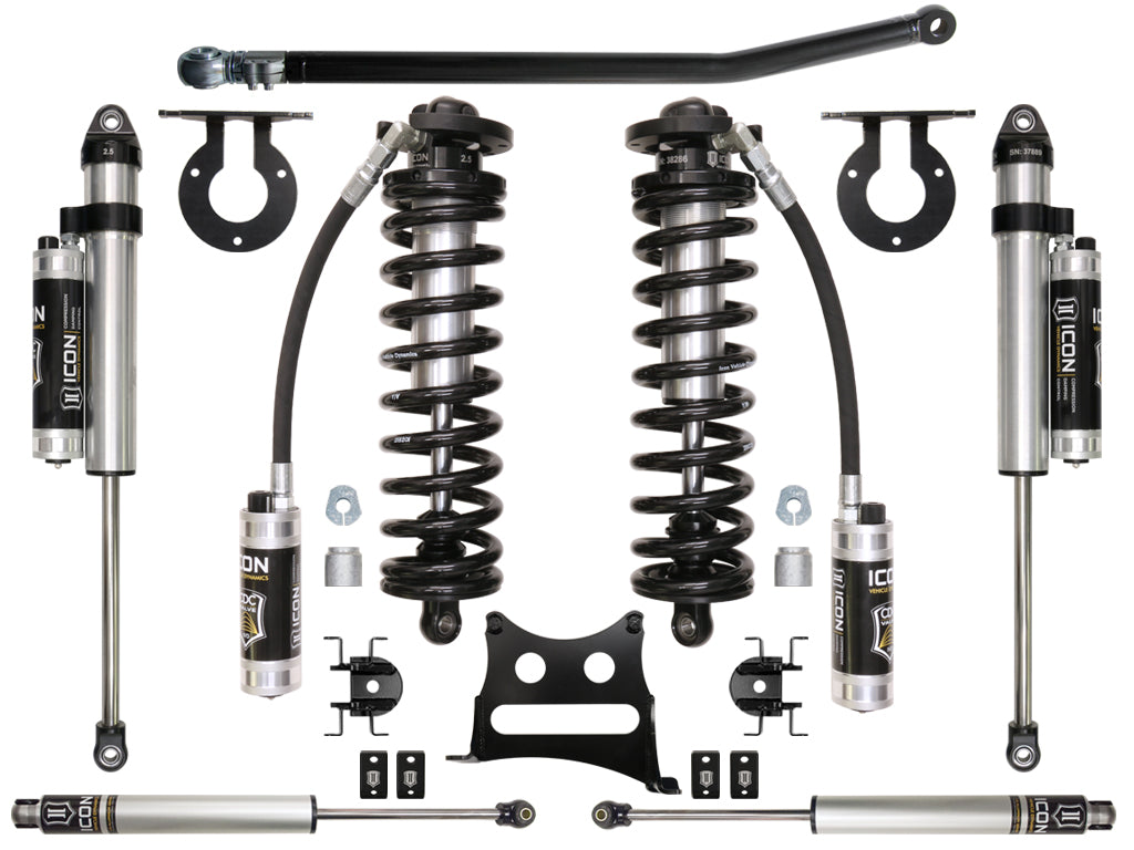 ICON 2005-2016 Ford F250/F350 2.5-3" Lift Stage 4 Coilover Conversion System (K63104)