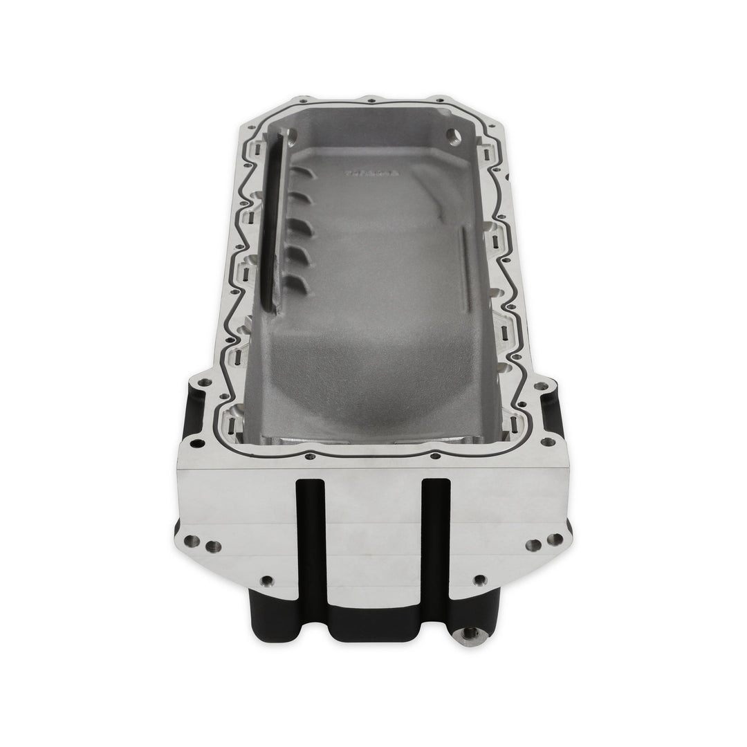 Holley Gen III Hemi Swap Oil Pan - Rear-Sump - Black - VVT | SKU 302-76BK