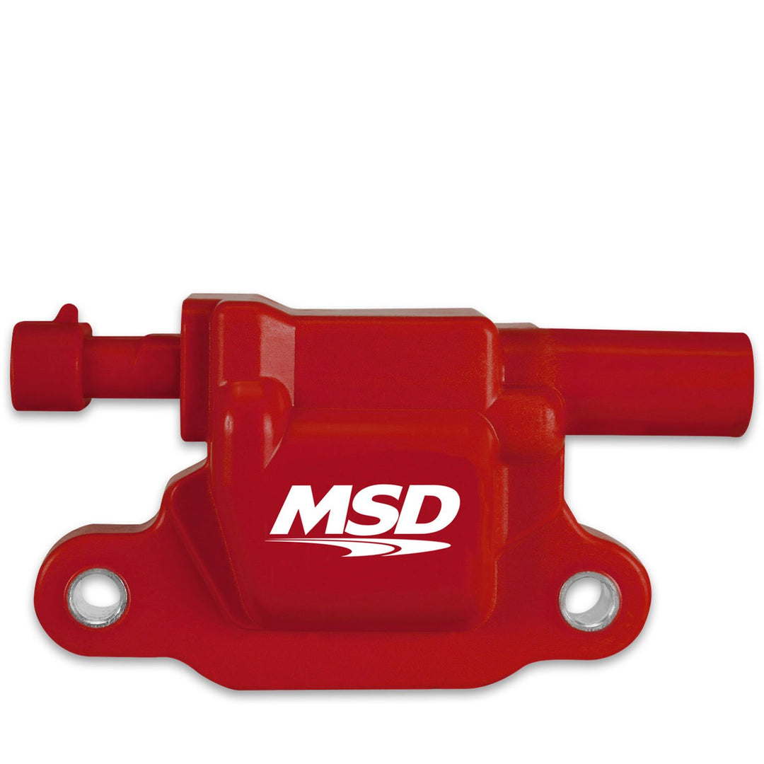 MSD Ignition Coil - GM LS Blaster Series - LS2/LS3/LS4/LS7/LS9 Engines - Red | SKU 8265